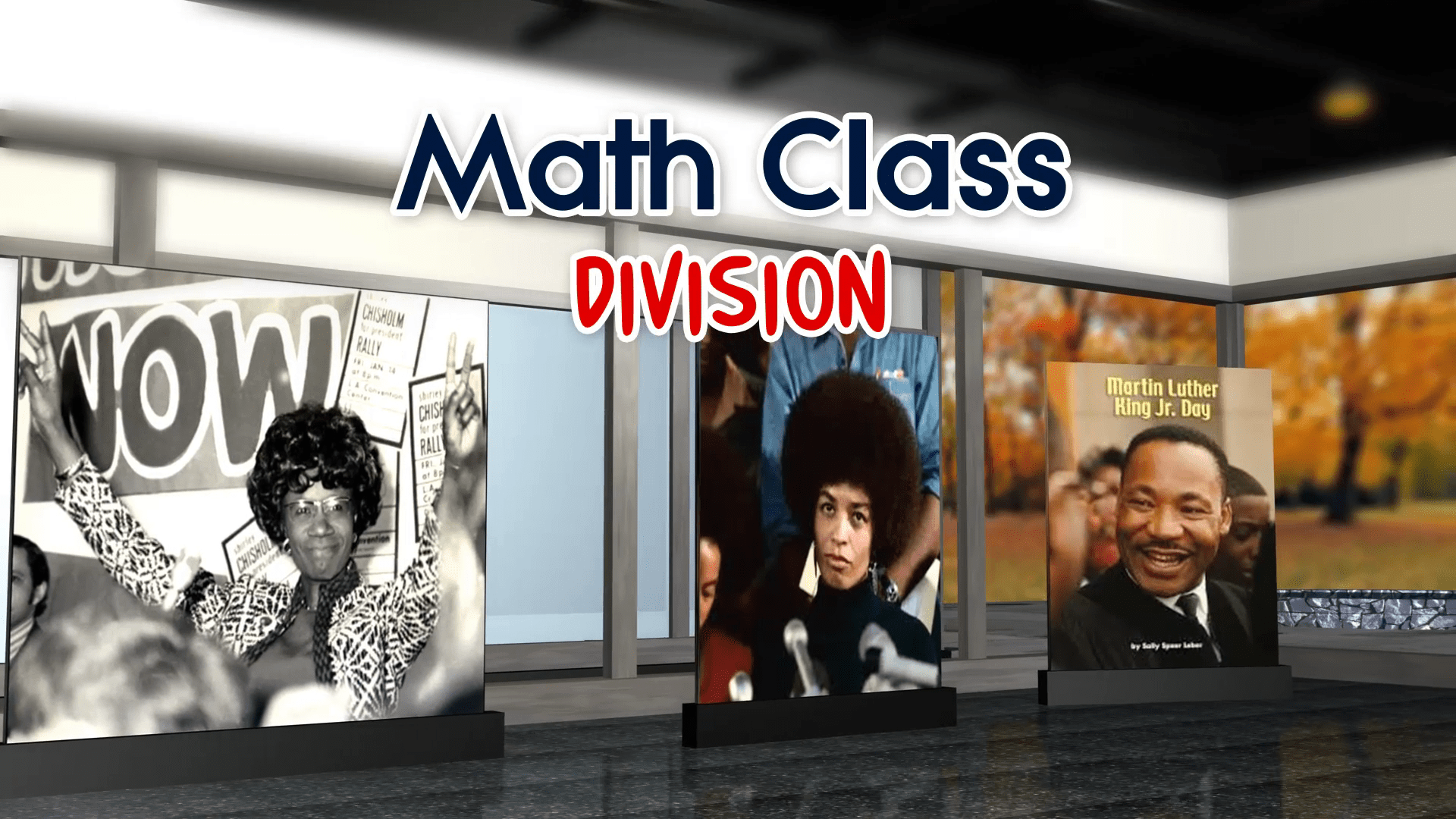 A group of people standing in front of a building.